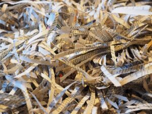 shredded paper micro records
